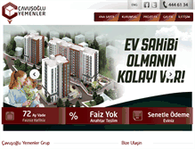 Tablet Screenshot of cavusogluyemenler.com